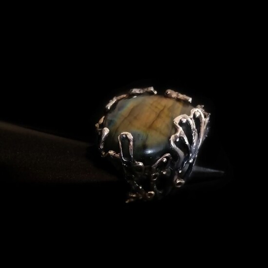 Inner Gestalt - Manali collection -Silver - Ring Labradorite