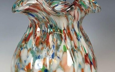 Italian Murano Art Glass Vase