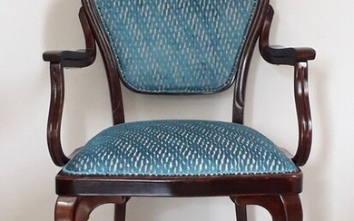 J. & J. Kohn armchair n ° 303 (1) - Art Nouveau - Textiles, Wood