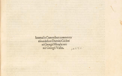 JUVENALIS, DECIUS JUNIUS. 60-140.