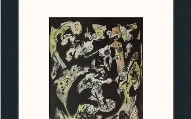 Jackson Pollock Untitled Custom Framed Print