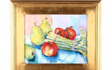 Jacqueline Perry (NC, b. 1955), Pears & Asparagus