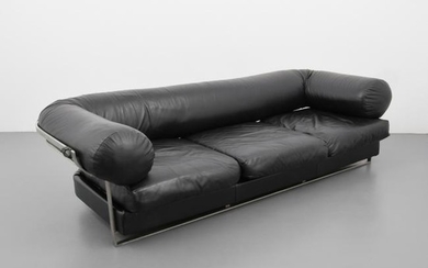 Jacques Charpentier "Apollo" Leather Sofa
