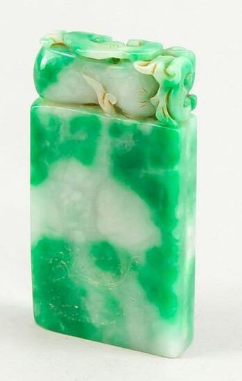 Jade plaque, China, end of 19th cen