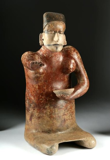 Jalisco Ameca Pottery Female Figure w/ TL