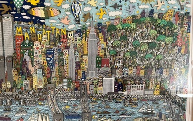 James Rizzi (1950-2011) - [3D] NEW YORK CITY - A MARATHON FOR ALL the absolute No.1 3D from James Rizzi