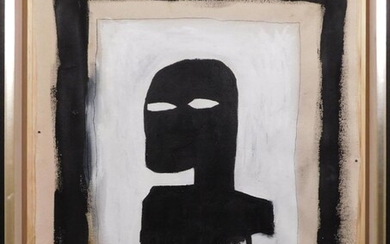 Jean-Michel Basquiat, Attributed: Black Silhouette