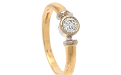 Jewellery Solitaire ring SOLITAIRE RING, 18K gold/white gold, brilliant c...