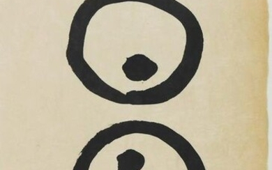 Jiro Yoshihara (1905-1972) Ink On Paper