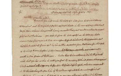 John Quincy Adams Letter Signed