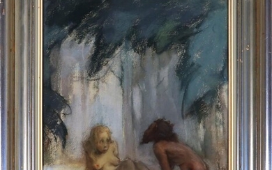 Jules Balint - Forest Innocence, 1974 38.5 x 31 cm (frame: 53 x 45x 4 cm)