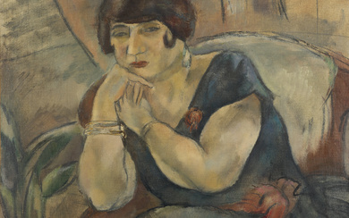 Jules Pascin (1885-1930) Portrait de Madame Jeanne Salmon