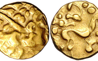 KELTEN, GALLIA BELGICA, AV Stater (100-70 v.Chr.) der Ambiani