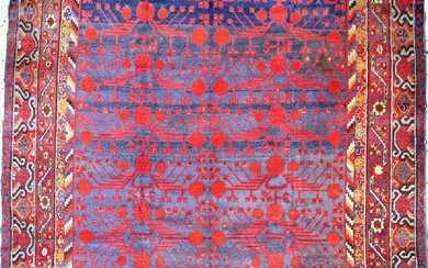 Khotan antique, Torkestan, vers 1900, laine sur coton, env. 400 x 210 cm, mites, EHZ...