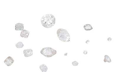Konvolut facettierte Diamanten von zus. ca. 2,5 ct