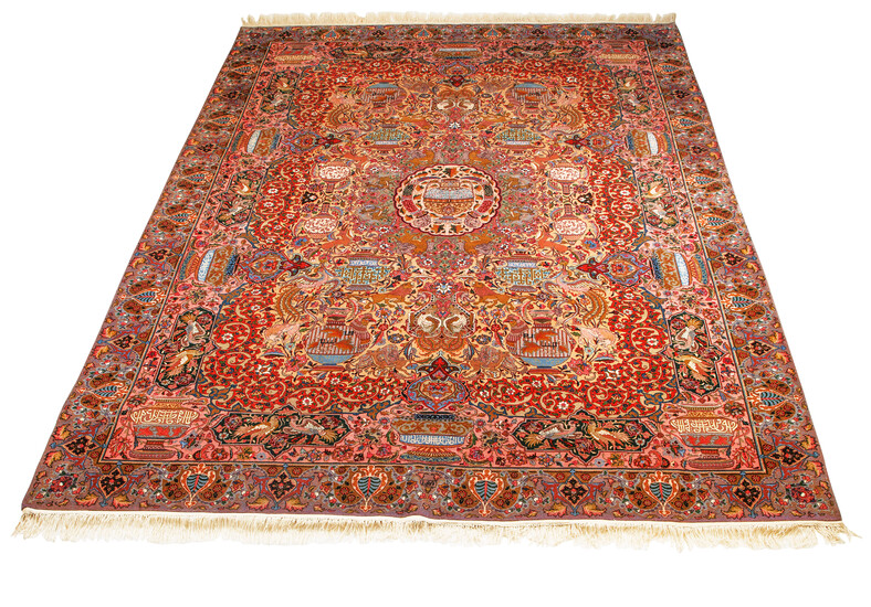 LARGE 12 X 8 FT. PERSIAN-STYLE 'WOODLANDS' RUG