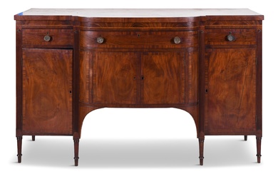 LATE CLASSICAL MAHOGANY SIDEBOARD, MID-19TH CENTURY 44 1/4 x 72 1/4 x 26 3/4 in. (112.4 x 183.5 x 67.9 cm.)