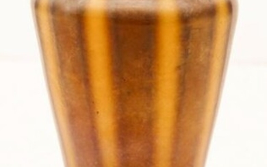 L.C. Tiffany Favrile Brown Iridescent Glass Vase