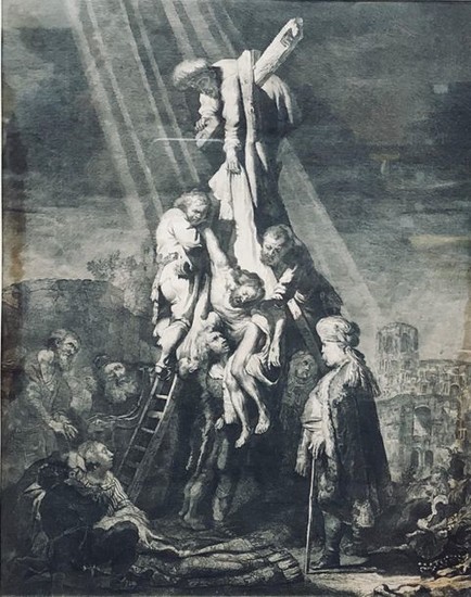 La Grande Descente de Croix 1633. Bartsch...
