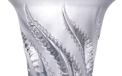 Lalique France "Lobelia" Vase