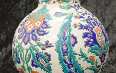 Large Keramis Belgium Catteau flowers vase d69, with stylized...