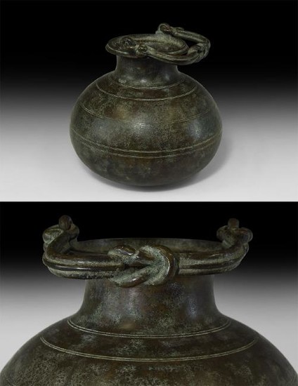 Large Roman Situla with Hercules Knot