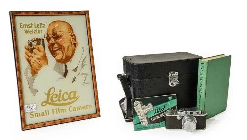 Leica IIIb Camera no.281044, with Summaron f3.5 35mm lens,...