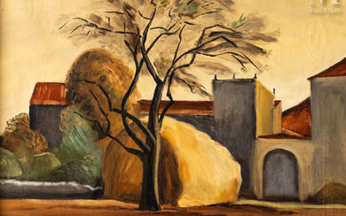 Léopold SURVAGE (Moscou 1879 - Paris 1968) Maison Saint Jean près de Collioure