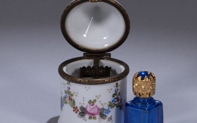 Limoges Porcelain Perfume Flacon Box