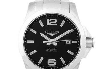 Longines Conquest L37784586 - Conquest Automatic Black Dial Men's Watch
