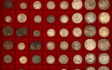 Lot de 56 monnaies divisionnaires royales... - Lot 0 - Art Richelieu - Castor Hara