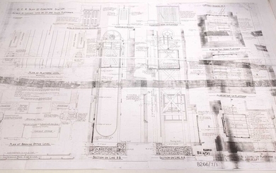 Lot details Photocopy of Bury St Edmunds station plans...