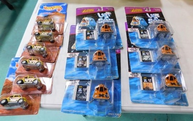 Lot of Hot Wheels JC Whitney Baja Bug Cars and Johnny LIghtning Lost in Space NIP