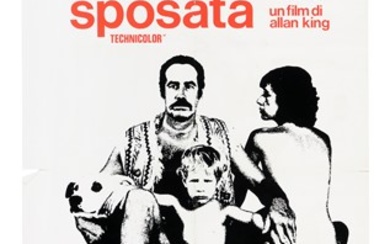 Lotto composto di 3 manifesti cinematografici. 1969-72.