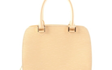 Louis Vuitton Pont Neuf Handbag in Vanilla Epi and Smooth Leather