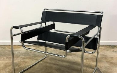 MARCEL BREUER STYLE "WASSILY" LOUNGE CHAIR