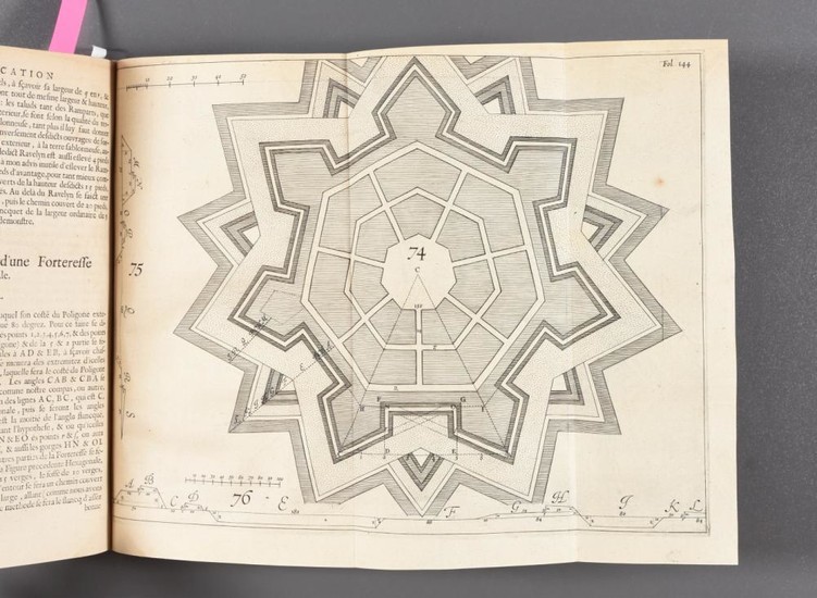 MAROLOIS, Samuel Oeuvres mathematicques traictant de la geometrie et fortification, reduites [...] l