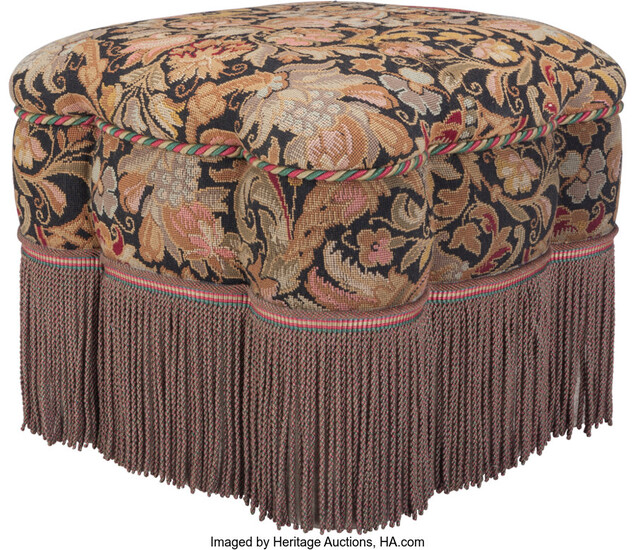 Maker unknown, A Contiental Upholstered Ottoman (late 19th century)