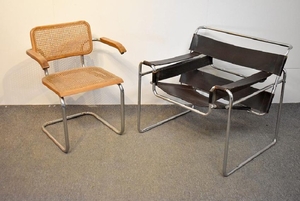 Marcel Breuer Wassily Chair and Cesca Chair