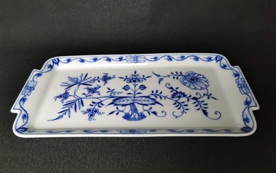 Meissen - Tray - Hand painted blue onion - 1. Wahl - Porcelain