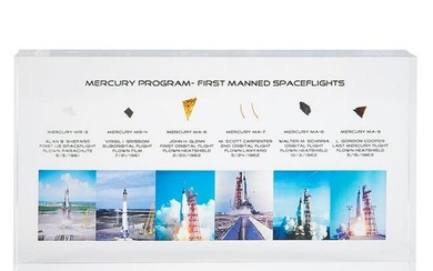 Mercury Program Artifact Display [Attested to as flown