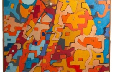 Mid Century Abstract Painting by Nicholas Fiore