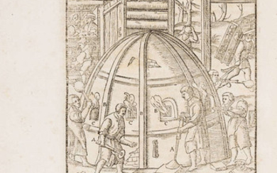 Mining & metallurgy.- Agricola (Georgius) Opera de l'arte de metalli partita in XII. libri, first edition in Italian, Basel, Hieronymus Froben et Nicolaus Episcopius, 1563.