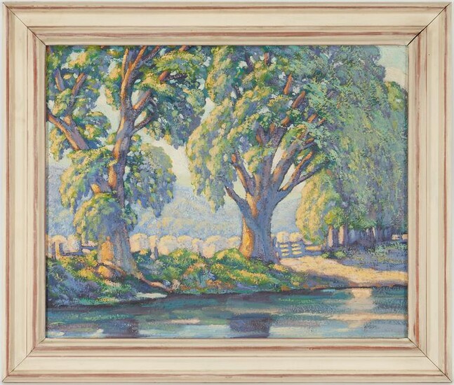 Missouri School, 20th C. Impressionist Landscape
