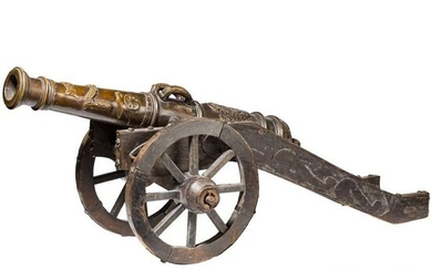 Model cannon, collector's replica in the style of the