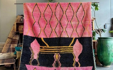 Modern Boujad Moroccan Wool Rug - Berber Carpet - Rug - 300 cm - 205 cm