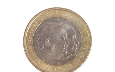 Monako / Monaco - 1 Euro Prinzen Rainier und Albert