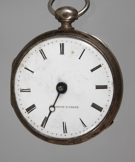 Montre de poche à fuseau horaire vers 1820, marquée Brequet a Paris sur le cadran...