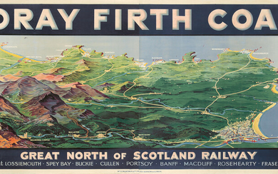 Moray Firth Coast / Great North of Scotland. ca. 1910.