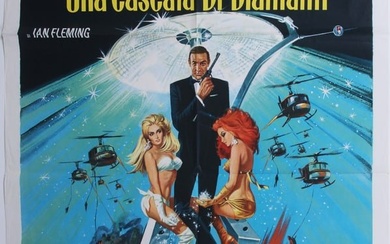 Movie poster: James Bond Diamonds Are Forever
